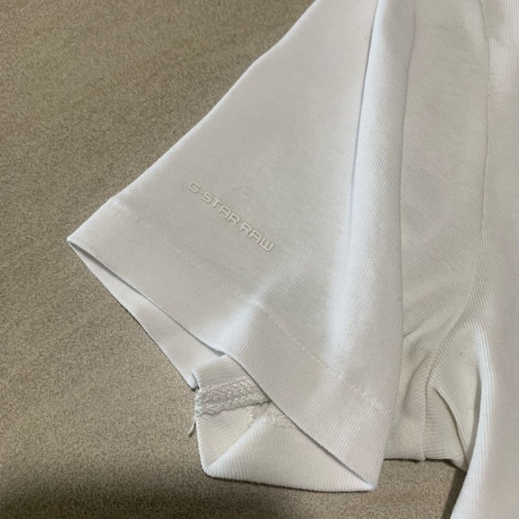 White G-Star Raw Short Sleeve T-Shirt - Men’s size Medium - Picture 5 of 6